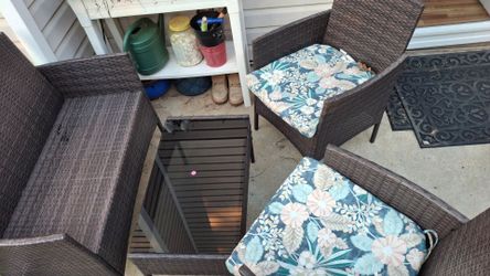 4-Piece Outdoor Wicker Patio Set