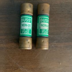 Bussman NON-20 One Time Fuses 