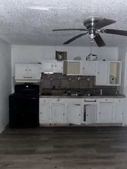 Cabinets,sink And Electric Range