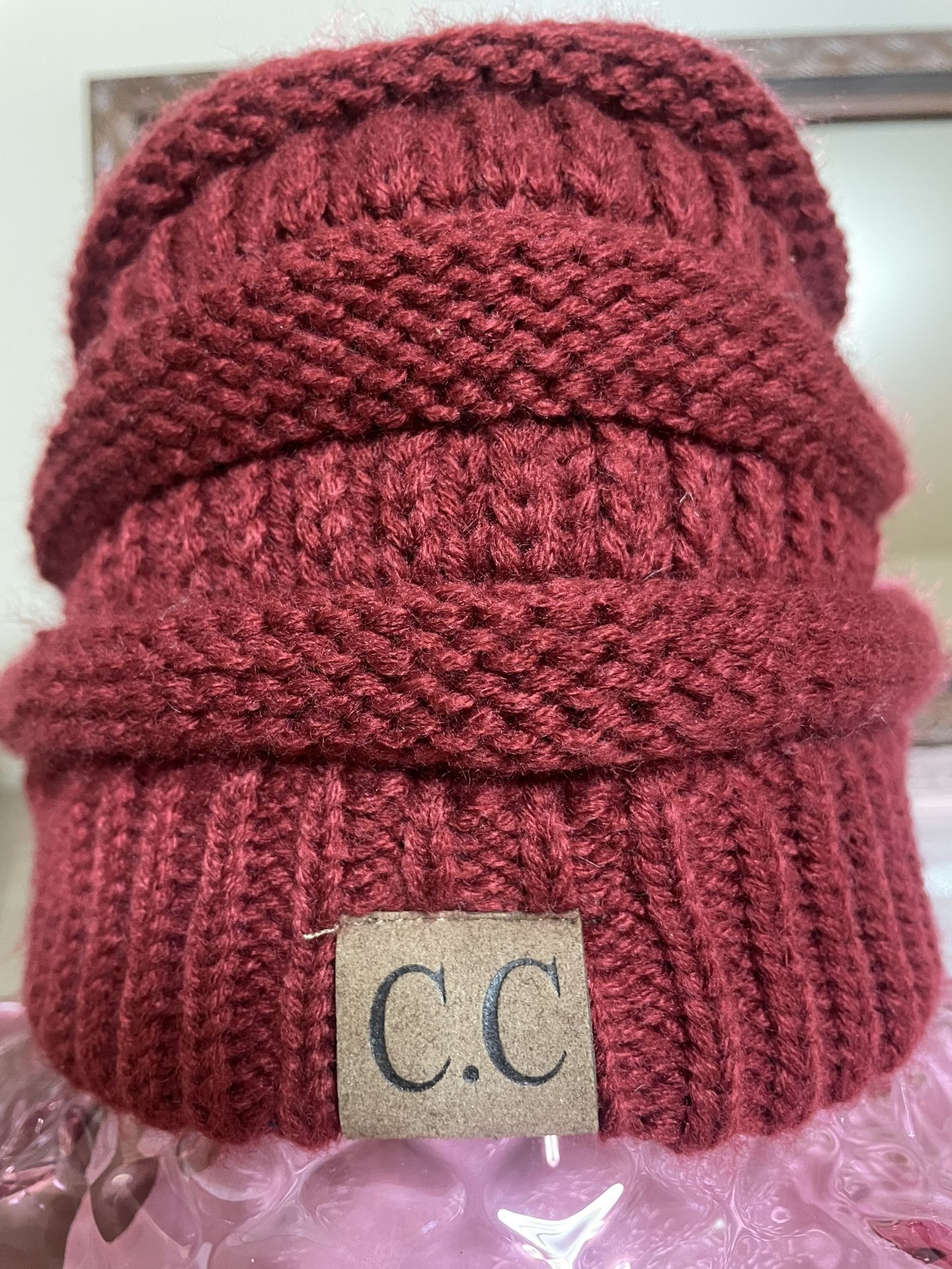 NWT CC Maroon hat