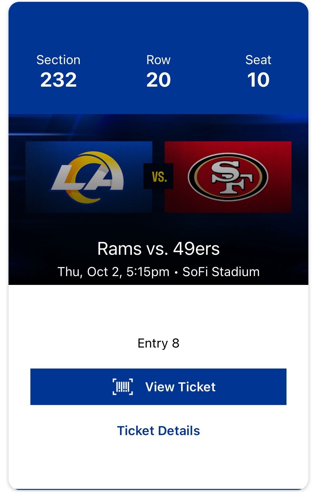 49ers Tickets!!