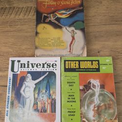 Vintage 1950's Science Fiction Books