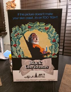 Black Christmas (1974) custom 12 X 18 canvas