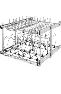 21” 2 tier cookware organizer