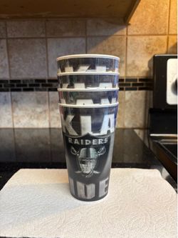 4 Raiders Reusable 3D Cups
