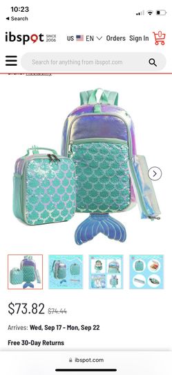 Mermaid Sequin Backpack 