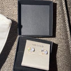 14k Gold Earrings 