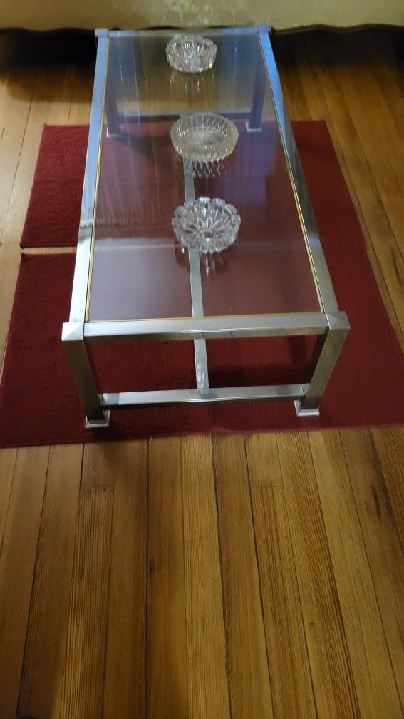 Glass living room tables