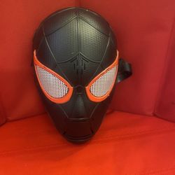 Halloween Costume Mask Marvel The Disney Store Talking Spiderman Mask Black Adult