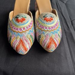 New Beaded Mule Size 6