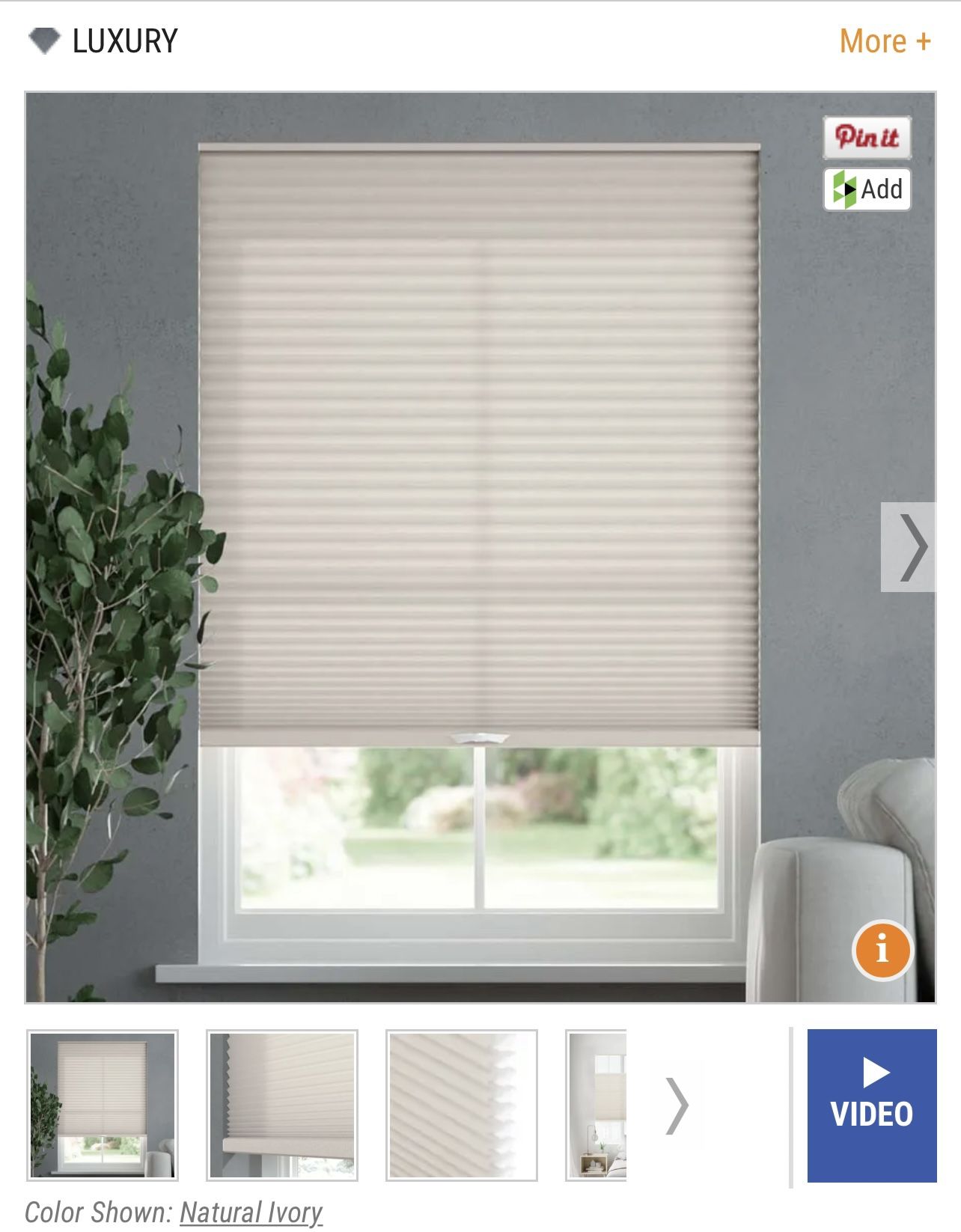 FREE!! 7x Luxe Cellular Blinds - ‘Ivory’ Off-white / Nickel Headrail - Electronic Lift - Brand NEW!!  (around 80” Length)