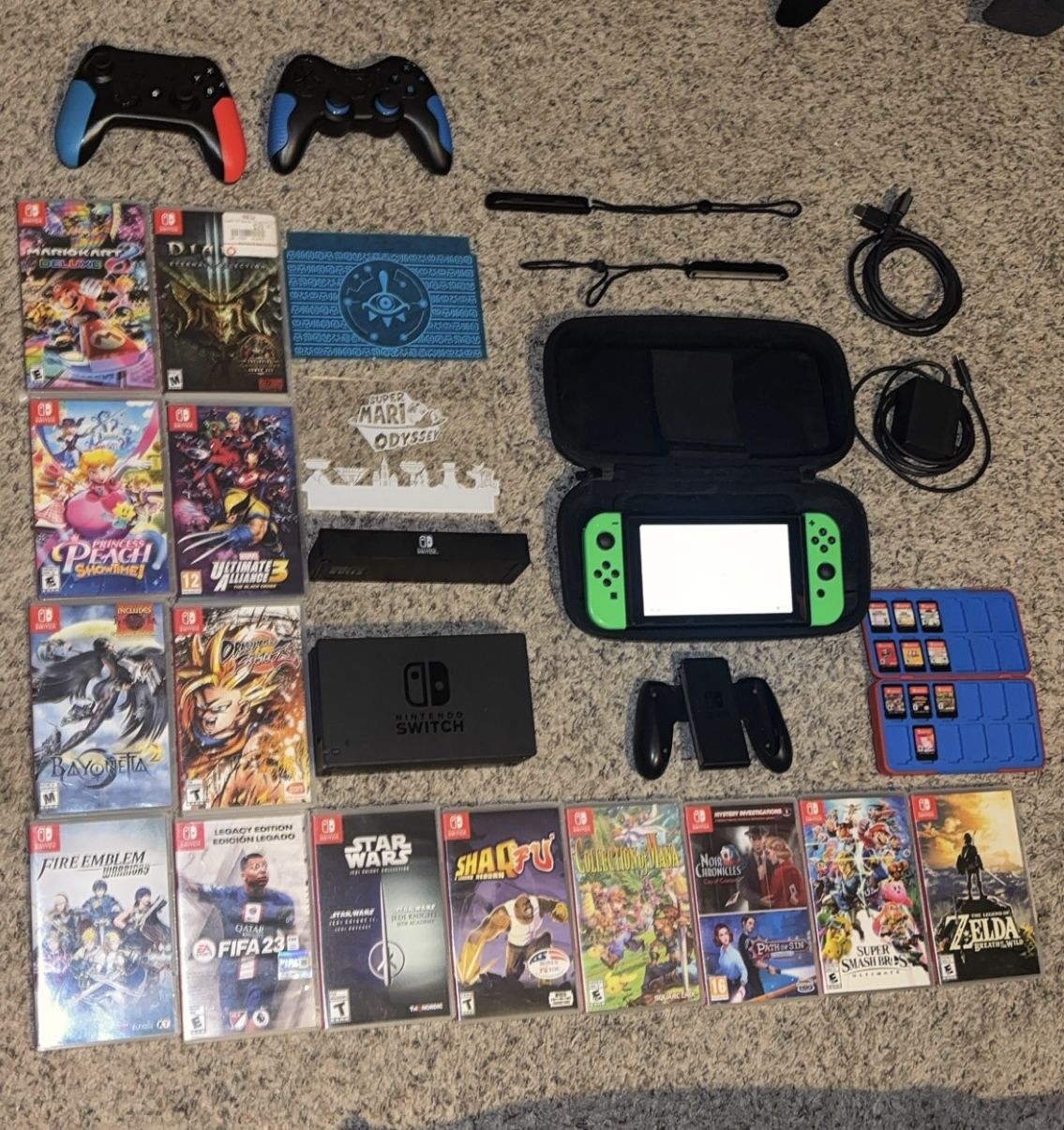 Nintendo Switch And Games Lot! (Check Description)