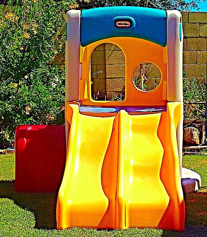 Little Tikes Double Slide Climber with Tunnel Playset