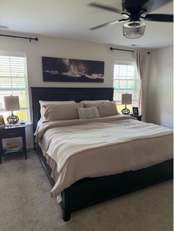 Custom Wood Bedroom Set - King Bed