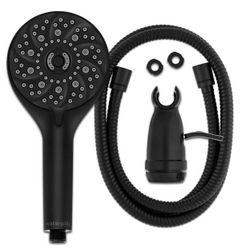 PowerPulse Hand Held Shower Head With Qwik-Pause (Black)