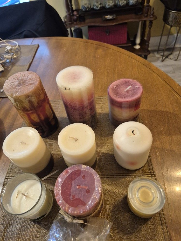 11 Brand new candles some are scented