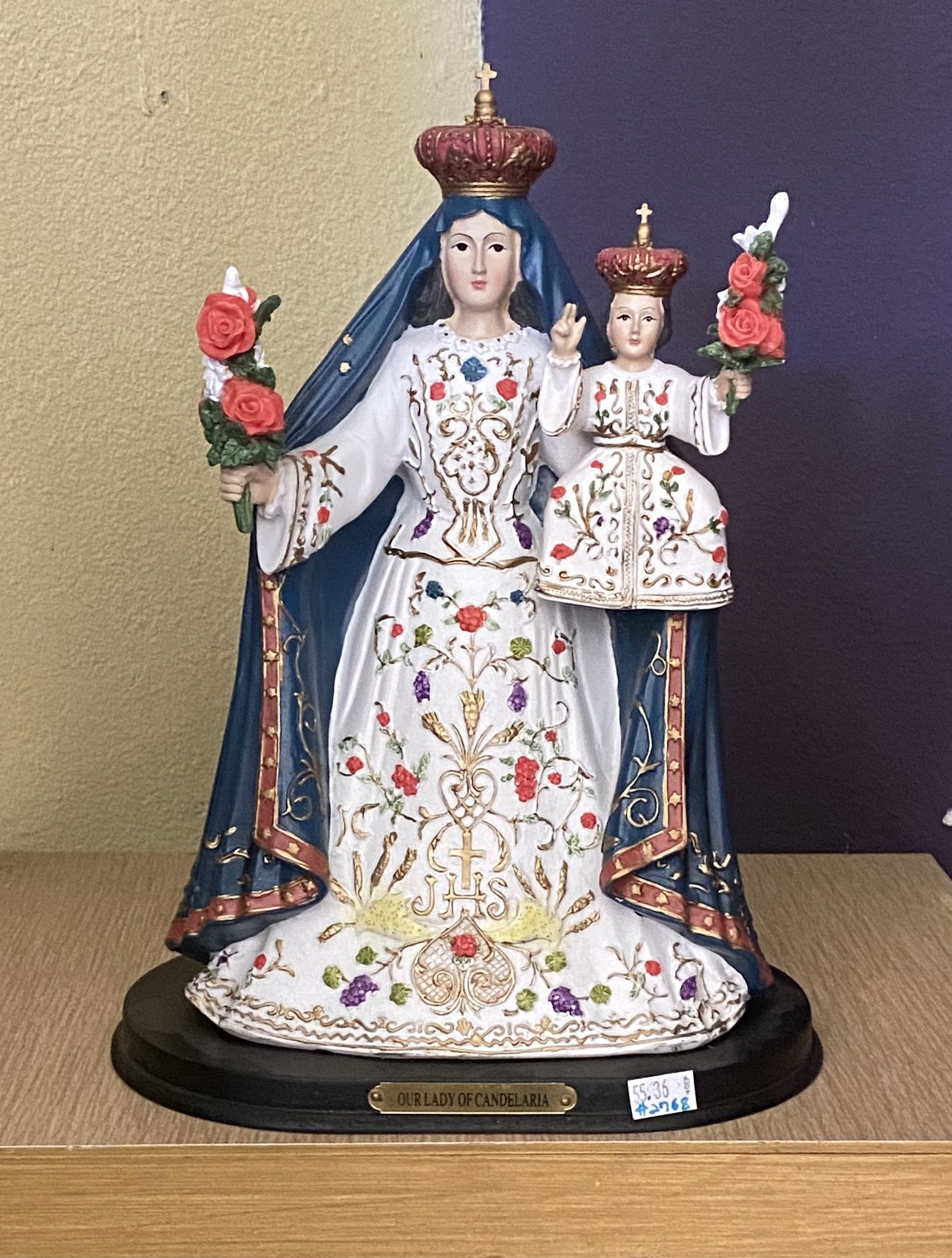 Virgen De La Candelaria Estatua :/Bulto