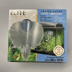 Elite Stingray 10 Underwater Filter Submersible For 10 U.S. Gallon Aquarium