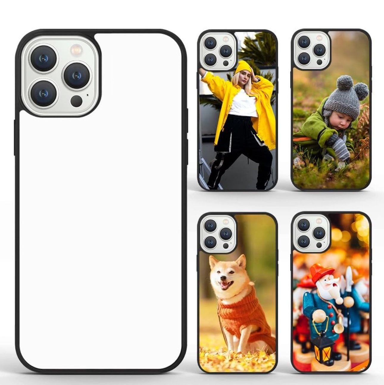 iPhone Rubber Sublimation Blank Cases