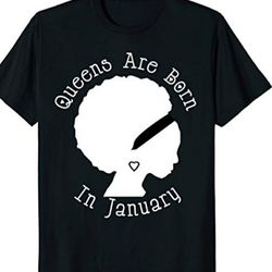 January Birthday Tshirts valentine's or Birthday gifts