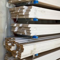 4-1/2 Flat Shaker Style Baseboards 79 A Liniar Foot