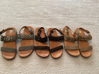 Lot Of 3 Womens Sandals New Size 9