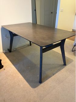 Dining Table + Matching Bench — Living Spaces Set