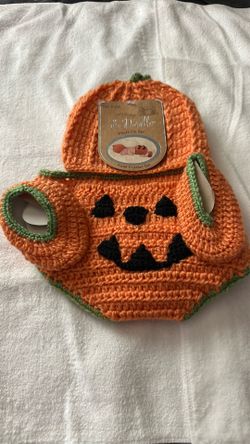 Infant Pumpkin Photo Op Set
