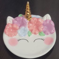 Unicorn Ring Jewelry Tray Pink & Purple By Streamline