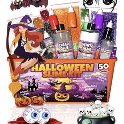 Brand New Halloween Slime 50-Piece Kit (still sealed in box !)