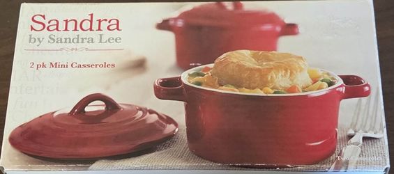 2 Pack Mini Casserole Dishes by Sandra Lee 