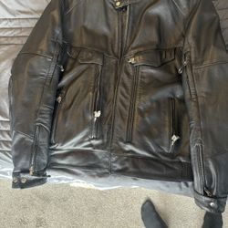 Motorcycle Leather Jacket 