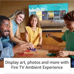 Amazon Fire TV 75" Omni QLED Series 4K UHD smart TV, Dolby Vision IQ, Fire TV Ambient Experience, local dimming, hands-free with Alexa