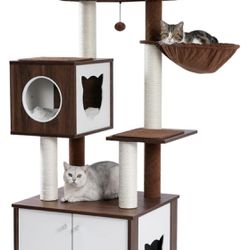 Cat Tower Cat Tree -Cat Tower for Indoor Cats, Cat Scratching Post