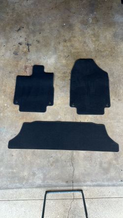 3 OEM Honda Odyssey FLOOR MATS 2018 Thru 2025 Front Two And Third Row