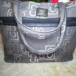 LIZ CLAIBORNE LADIES CANVAS SHOULDERS BAG 