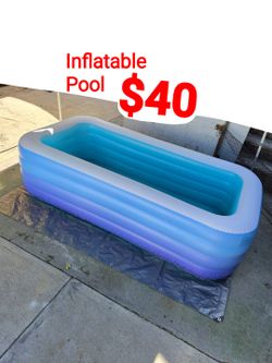 Inflatable 4 layer pool 93"x48x24"