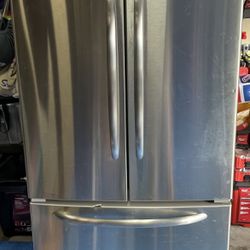 Maytag Stainless Steel 25Cu In French Door Bottom Freezer Refrigerator 