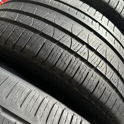 285-45-22=Used set Perrelli tire Good condition. Balance installation included $300set