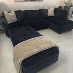 Indigo 3 Pc Sectional Couch 
