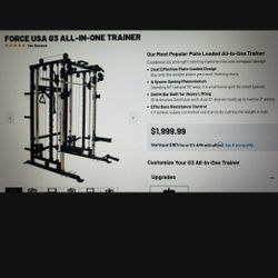 Force USA G3 All In One Home Gym Trainer