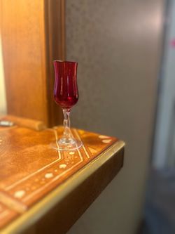 Vintage Ruby Red Glass