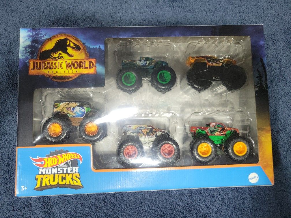 Jurassic World Hot Whells Monster Trucks
