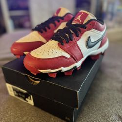 Air Jordan 1 Low Kids Baseball Cleats Size 3Y Like New