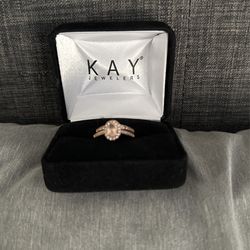 Morganite And Diamond Ring