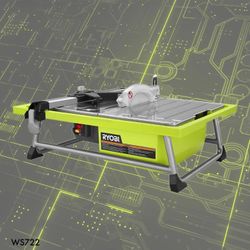 RYOBI 7 in. 4.8 Amp Tabletop Tile Saw