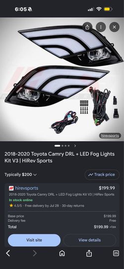 Camry fog lights