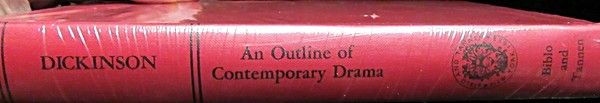 BOOK An Outline of Contemporary Drama