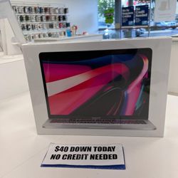 Apple MacBook Pro 13 Inch M2 2022 New- $25 DOWN Today - NO Credit Payment Plan Options