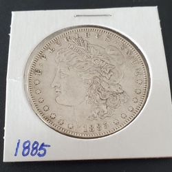 1885 Morgan Silver Dollar - Excellent Condition 
